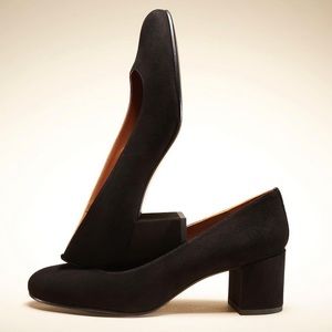 Margaux The Heel Black Suede